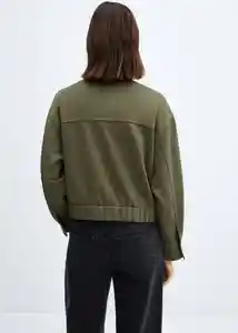 Chaqueta Bremo Khaki Talla S Mujer Mango