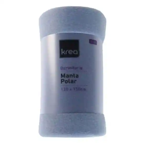 Krea Manta Polar Lisa Azul Oscuro