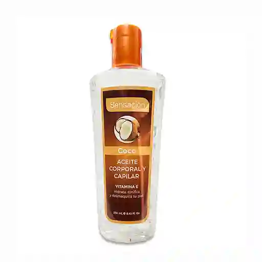 Sensación Aceite Corporal Corporal Coco Vitamina E