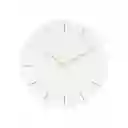 Present Time Reloj De Pared Charm Blanco Metal