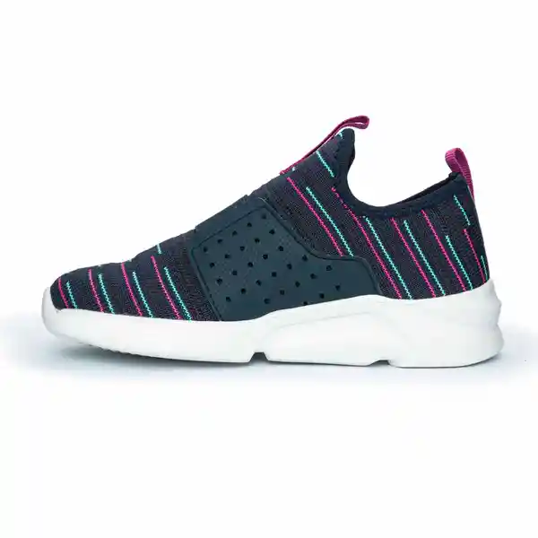 Los Gomosos Tenis Inga Para Mujer y Niña Azul/Fucsia Talla 27