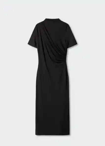 Vestido Greco Negro Talla L Mujer Mango