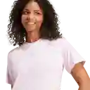 Adidas Camiseta W Manga Corta Lifestyle de Mujer Rosado Talla S