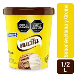 Nucita Helado Sabor Avellana y Crema