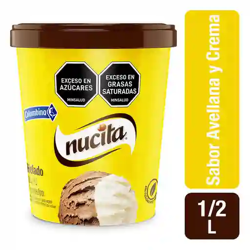 Nucita Helado Sabor Avellana y Crema