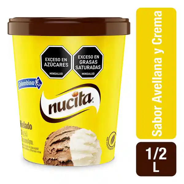 Nucita Helado Sabor Avellana y Crema