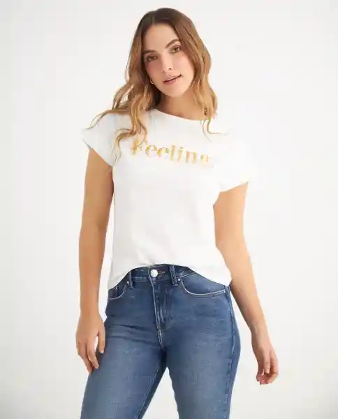 Camiseta Blanco 0 Claro Talla L 109F001 Esprit