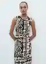 Vestido Olimpio Negro Talla S Mujer Mango