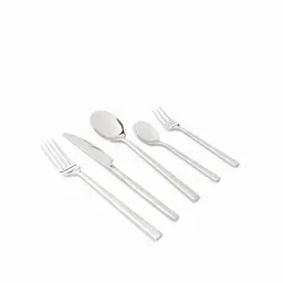 Set Cubiertos Austin Plateado Ambiente Gourmet