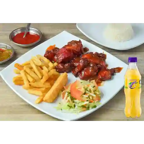 Combo Costillas de Cerdo + Quatro Original 400ML