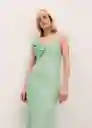 Vestido Firenze Verde Pastel Talla XS Mujer Mango