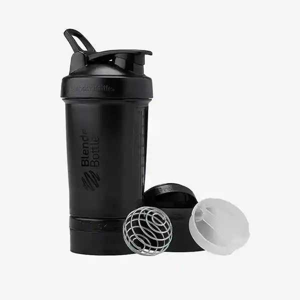 Blender Bottle Botella Shaker Prostak V2 Negro 22 Oz