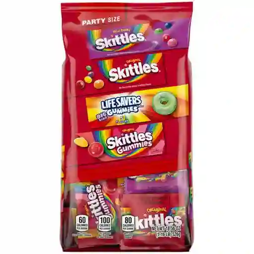 Skittles y Lifesavers Paquete Variado de Dulces / 18.56 Oz