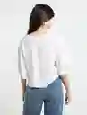 Camisa Cielo Crudo Puro Claro Mujer Talla S Naf-Naf 