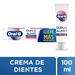 Crema Dental Oral-B Duplo Alivio 100Ml