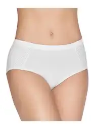 St Rina Panty Cachetero Mujer Blanco Talla L