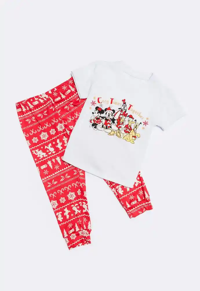 Pijama Dos Piezas 3/6 Meses-blanco
