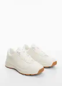 Zapatillas Deportiva Run Blanco Talla 35 Mujer Mango