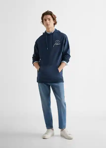 Buzo de Sudadera Oregon Navy Talla 22 Mango Teen Boy Mango