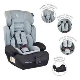Silla de Carro Bebé Lyon Gris Gr I Ii Iii Priori Premium Baby Lyon Silla Para Carro Gry