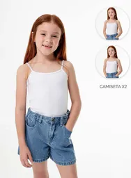 Camiseta Camiseta 4-blanco