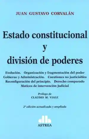 Estado Constitucional y División de Poderes / 2 Ed