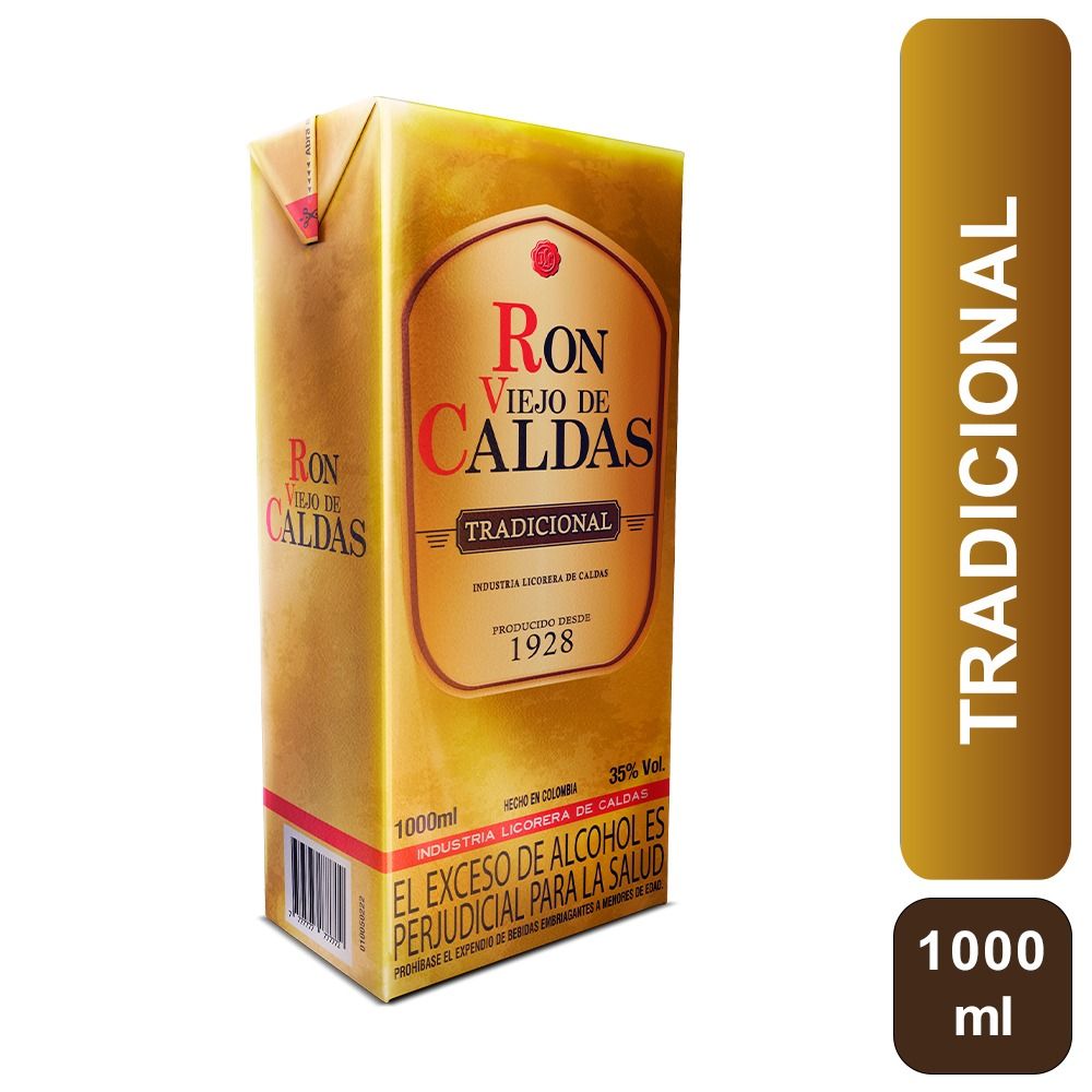 Ron Viejo de Caldas Tradicional 1000 ml