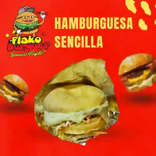 Hamburguesa Sencilla