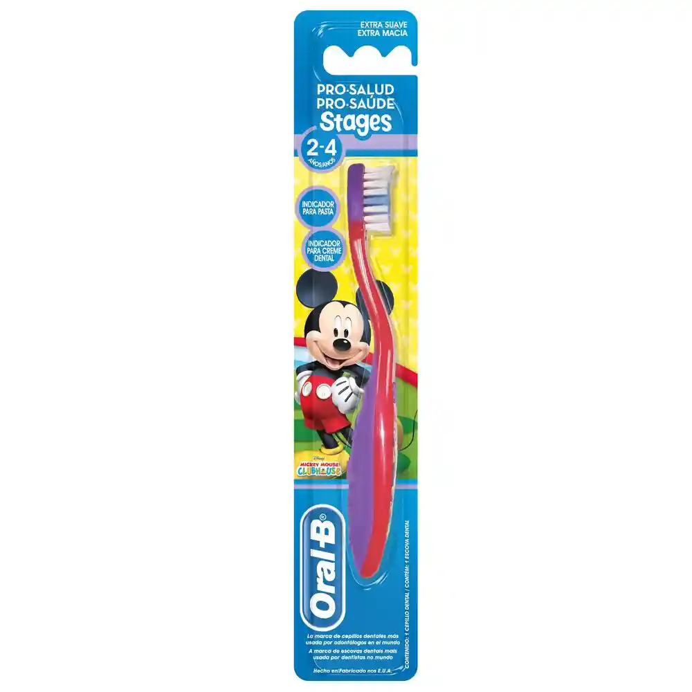 Oral-B Pro-Salúd Stages Mickey Mouse Cepillo Dental 1 Unidad