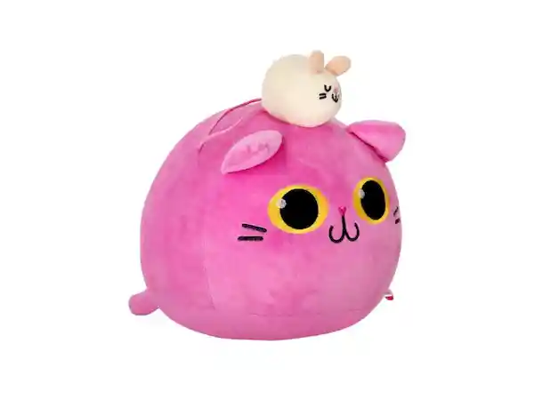 Cojín Animal y Mascota Gato Rosa Casaideas