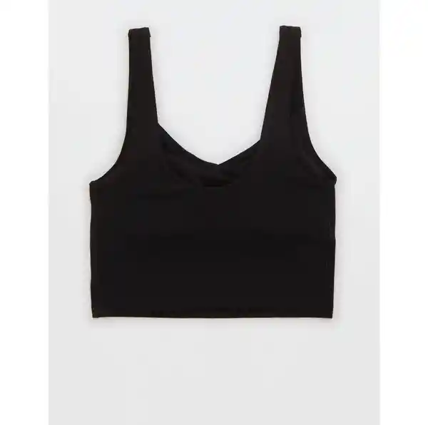 Top Deportivo Aerie Negro Talla SMALL American Eagle