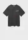 Camiseta Nyc Gris Medio Vigoré Talla 19 Teen Niños Mango