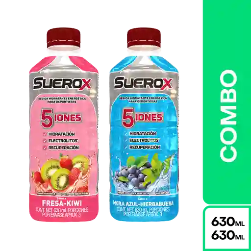 Combo Suerox Mora Azul + Fresa Kiwi