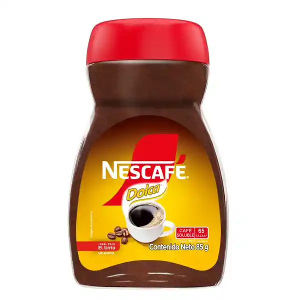 Café instantaneo NESCAFÉ® Dolca frasco x 85g