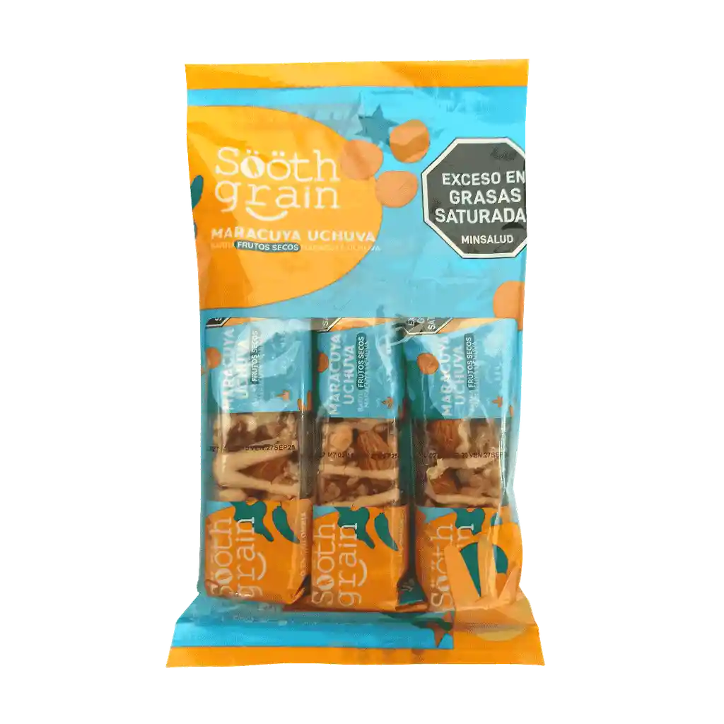 Barra Sooth Grain Maracuyá y Uchuva X 3 u