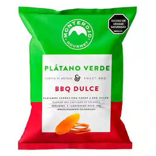 Platanos Monte Rojo Verdes Bbq Dulce (100 Gr)