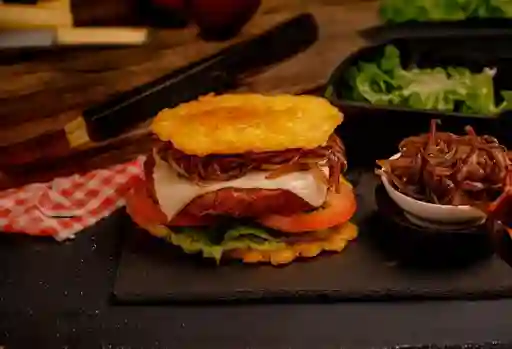 Burguér patacón mixto