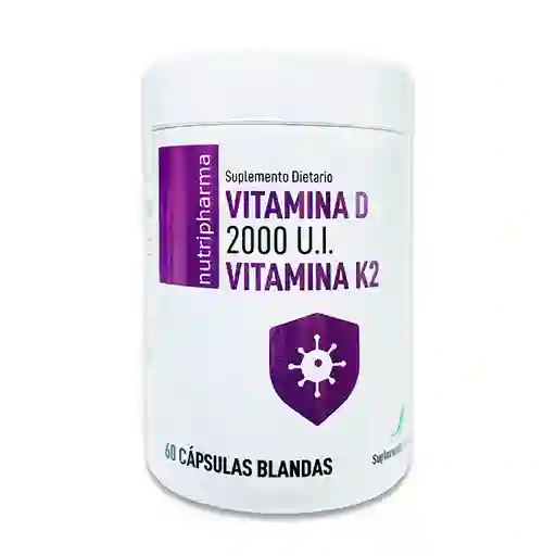 VITAMINA D3/VITAMINA K 2000UI/80MCG 60CAP