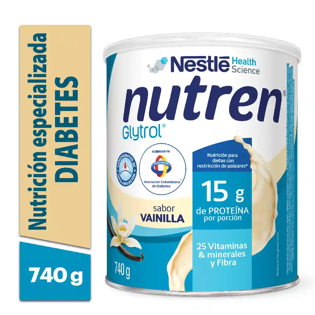 NUTREN GLYTROL Polvo 740g