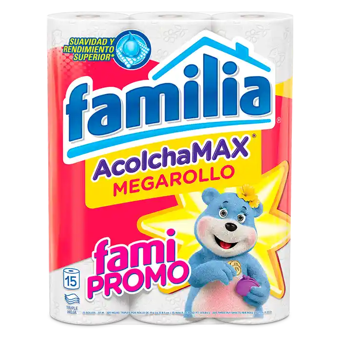 Familia Papel Higienico Acolchamaxmegarollo