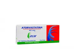 Ecar Atorvastatina (40 mg)
