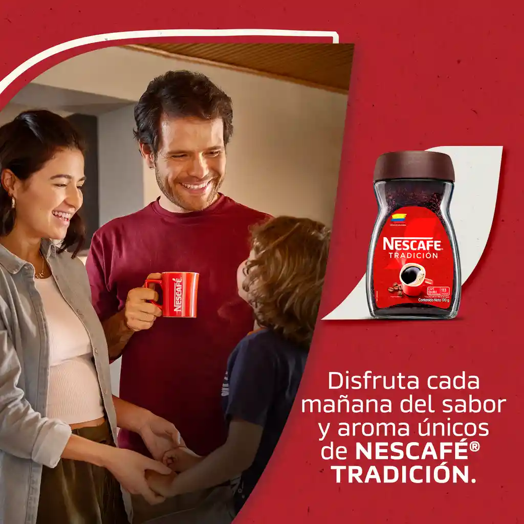 Café instantáneo NESCAFÉ Tradición x 85g frasco 15% de descuento