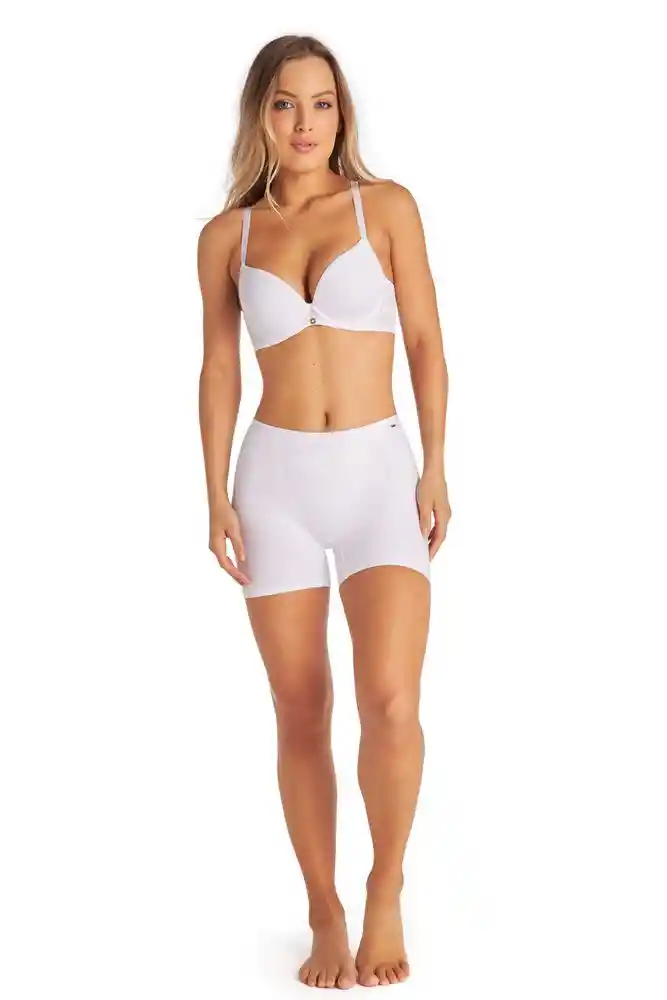 Panty Cachetero Moldea Los Gluteos L-blanco