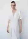 Vestido Dalas Crudo Talla S Mujer Mango