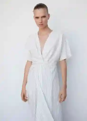 Vestido Dalas Crudo Talla S Mujer Mango