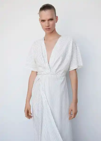 Vestido Dalas Crudo Talla S Mujer Mango