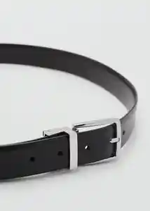 Cinturón Emili Negro Talla 91 Hombre Mango