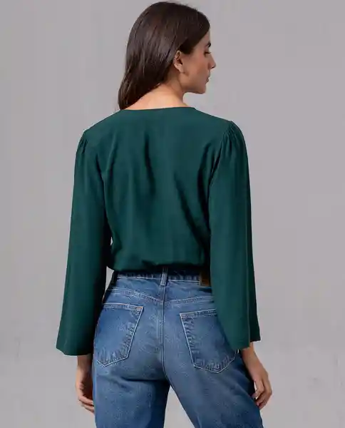 Camisa Mujer Verde Myrica Oscuro Talla S 66002 Rifle