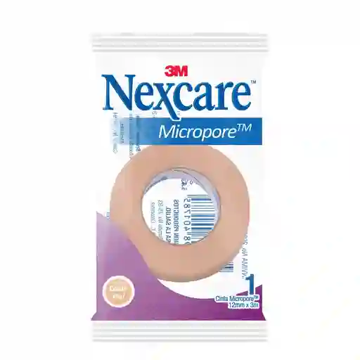Nexcare Cinta Micropore Color Piel 12 MM X 2.75 MM