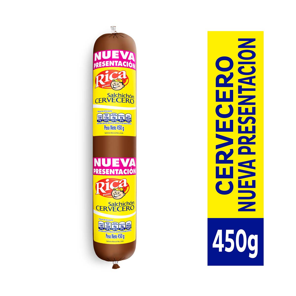 Rica Salchichón Cervecero 450 g